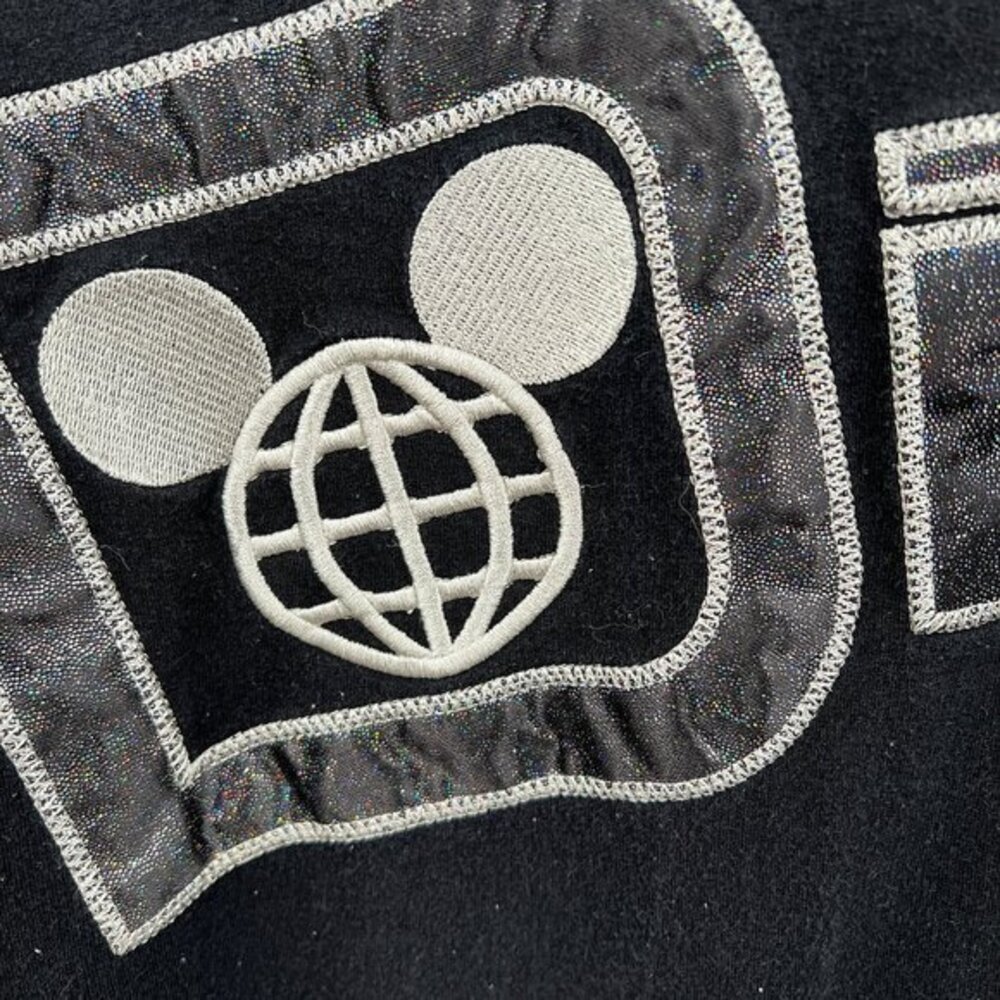 Walt Disney World parks authentic glitter embroidered pullover sweatshirt 1X top - Picture 4 of 8